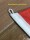 Bootsflagge ca.30x45 viereckig - Band schwarz - oben Schlaufe & unten Band
