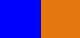 Fransen blau orange